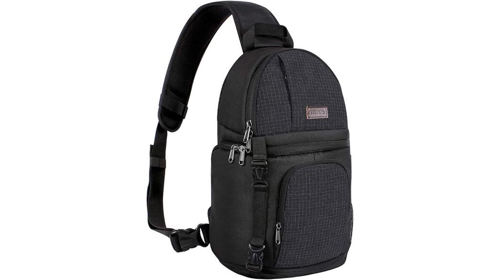 camera sling bag with tripod