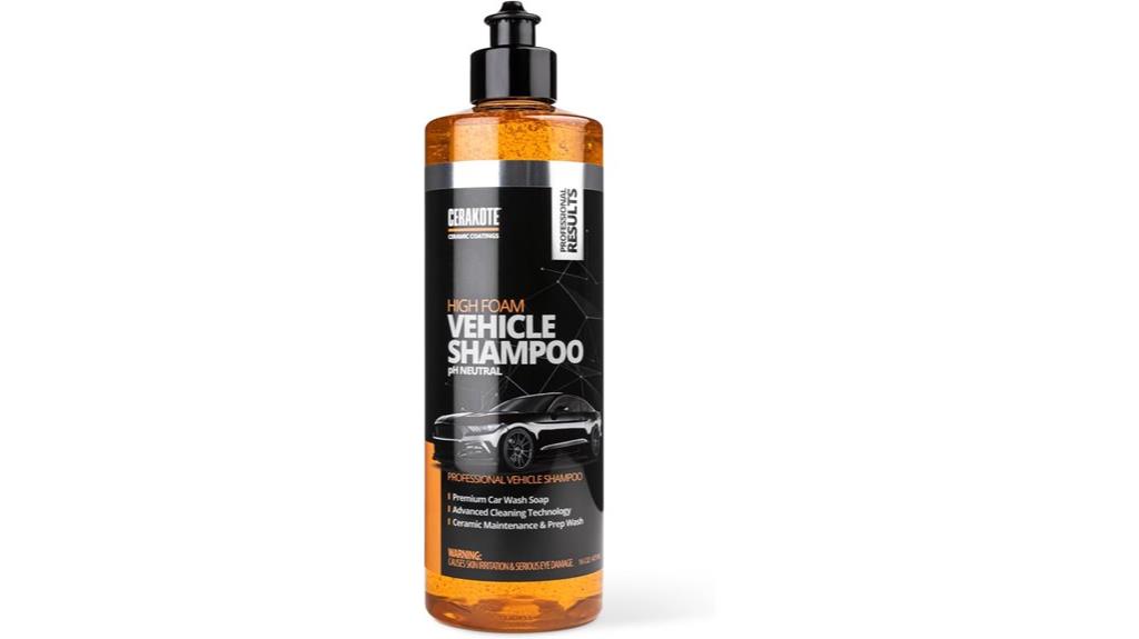 cerakote foam vehicle shampoo