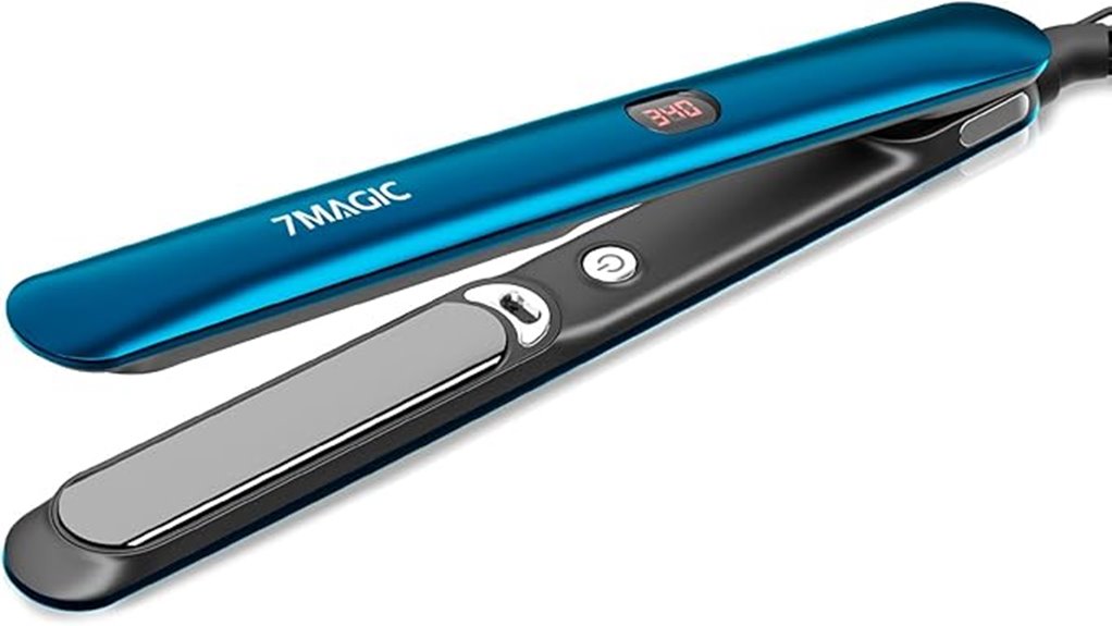 ceramic lcd hair straightener