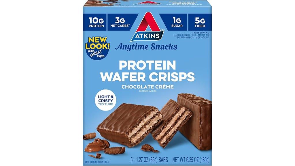 chocolate cr me protein wafers