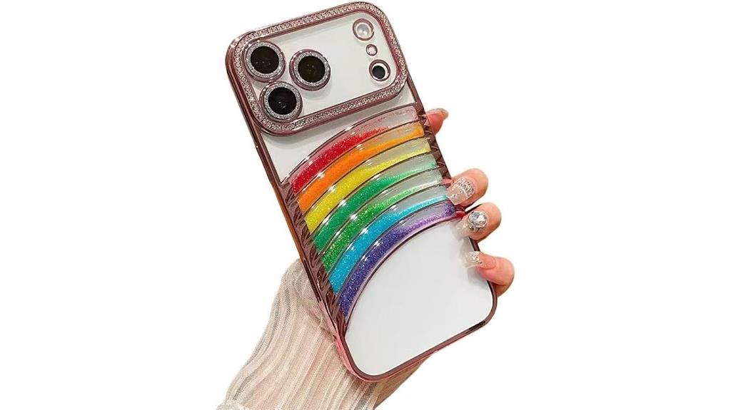 colorful electroplated phone case