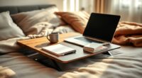 comfortable bed lap desks