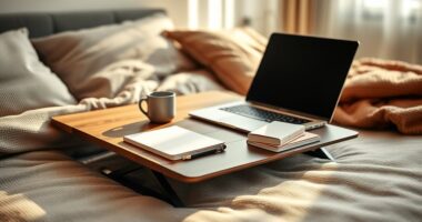 comfortable bed lap desks