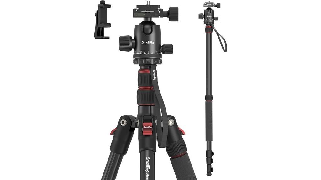compact aluminum tripod