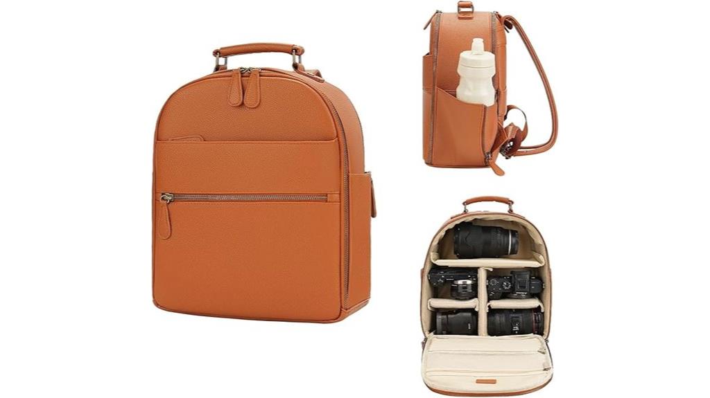 compact camera bag with tablet