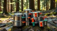 compact camping cookware sets