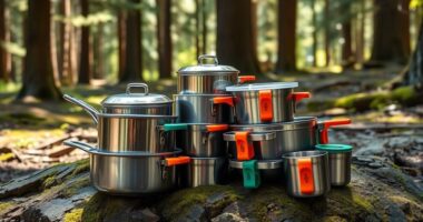 compact camping cookware sets