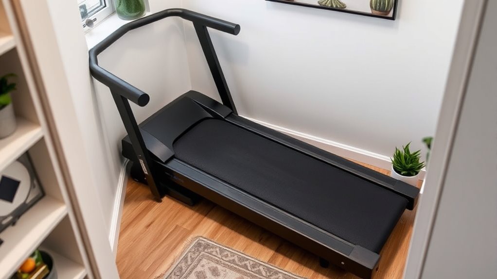 compact space saving treadmills
