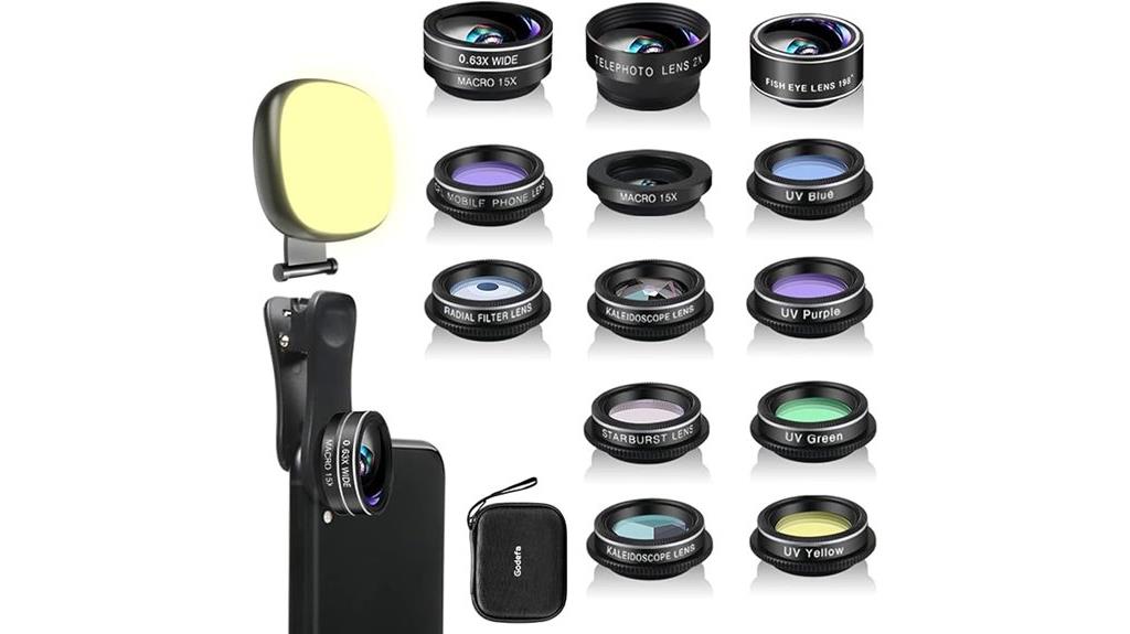 complete 14 in 1 lens kit