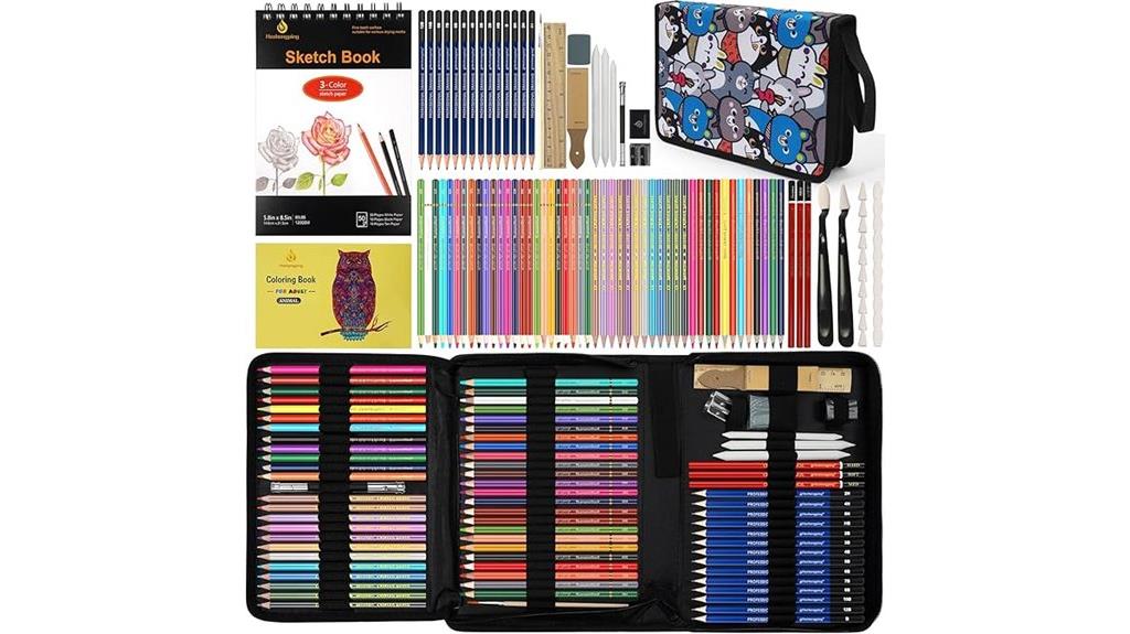 complete art supplies set