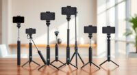 convertible selfie stick tripods