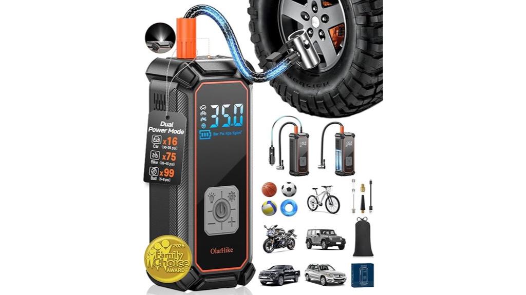 cordless digital tire inflator