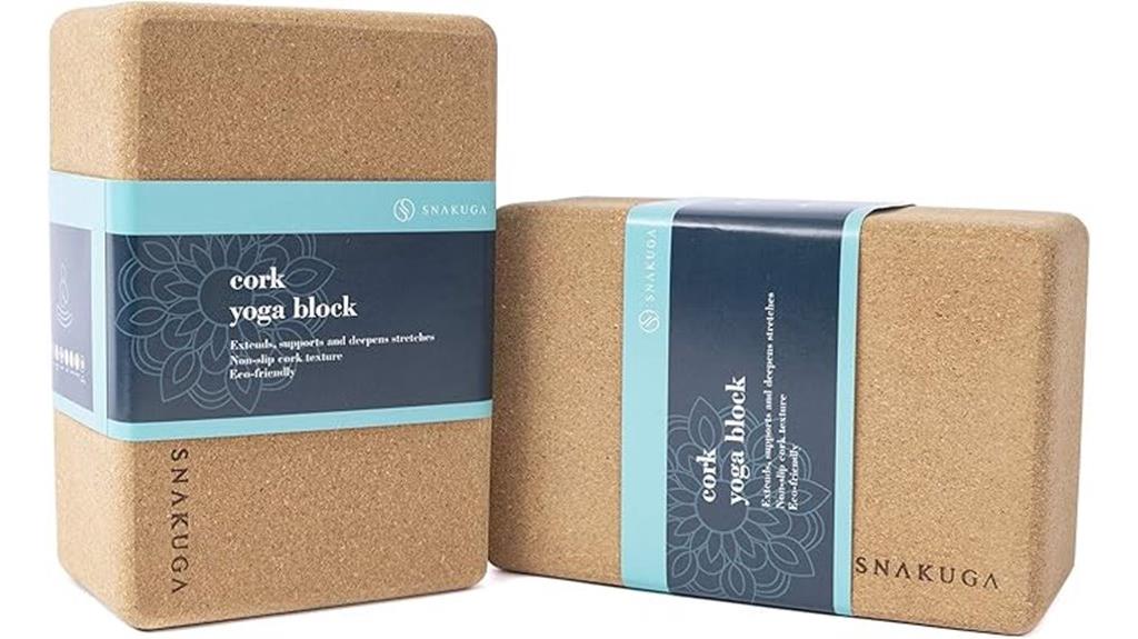 cork yoga block pack