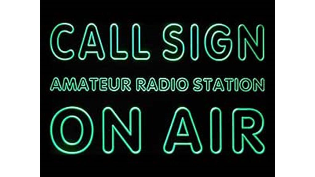 custom neon radio sign