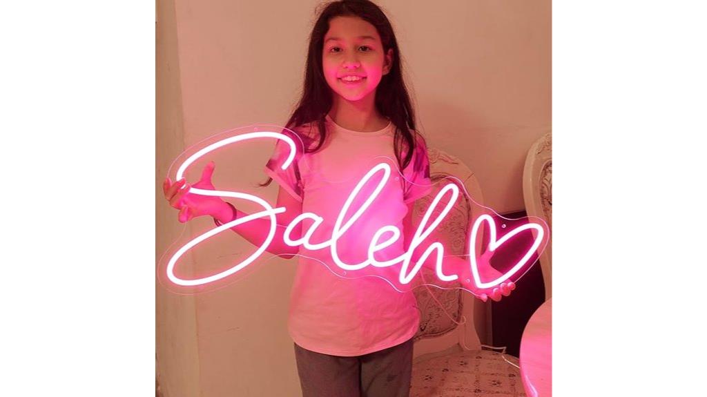 custom neon wall signs