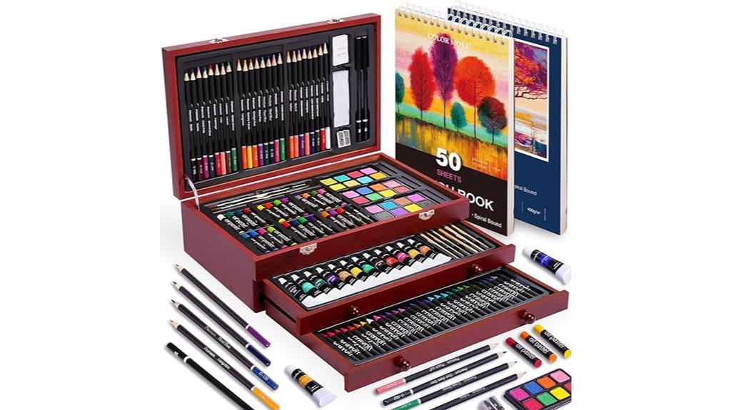 deluxe 175 piece art set