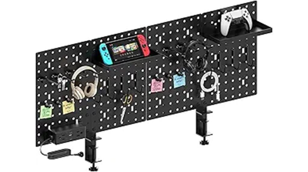 desk organizer with charging station