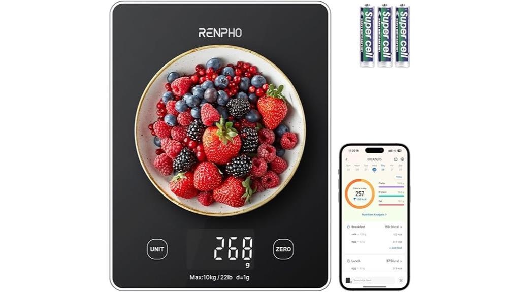 digital kitchen scale nutritional calculator