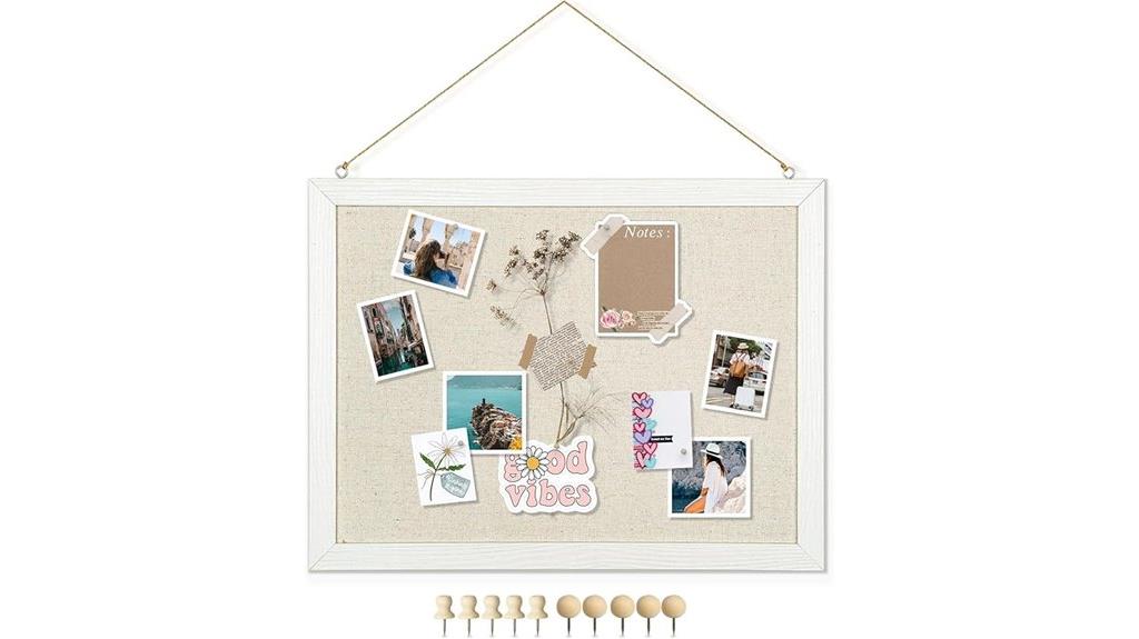 dollar boss linen cork board