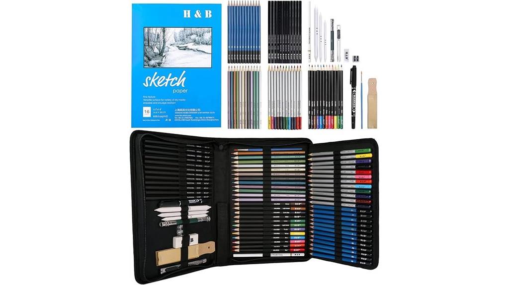 drawing supplies sketching kit
