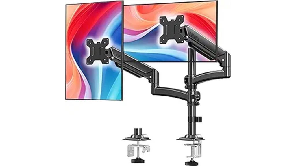 dual 32 inch monitor stand