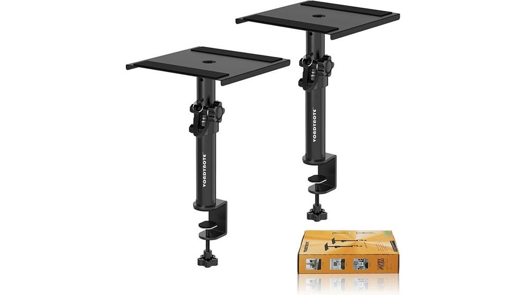 dual adjustable clamp monitors