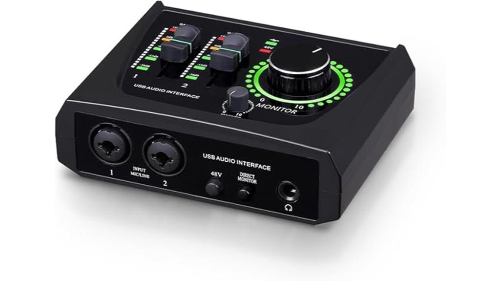 dual channel usb audio interface