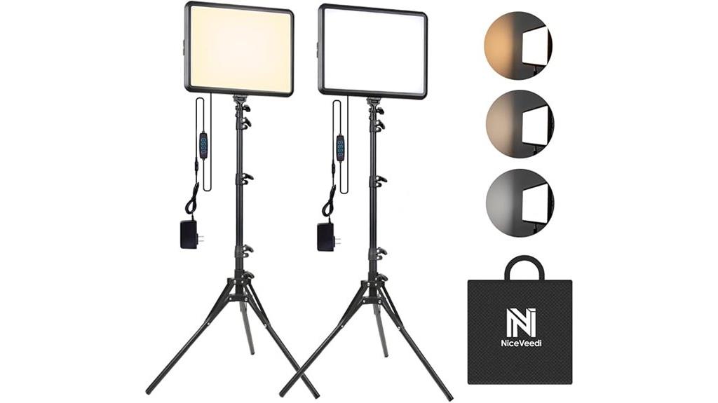 dual led video lights