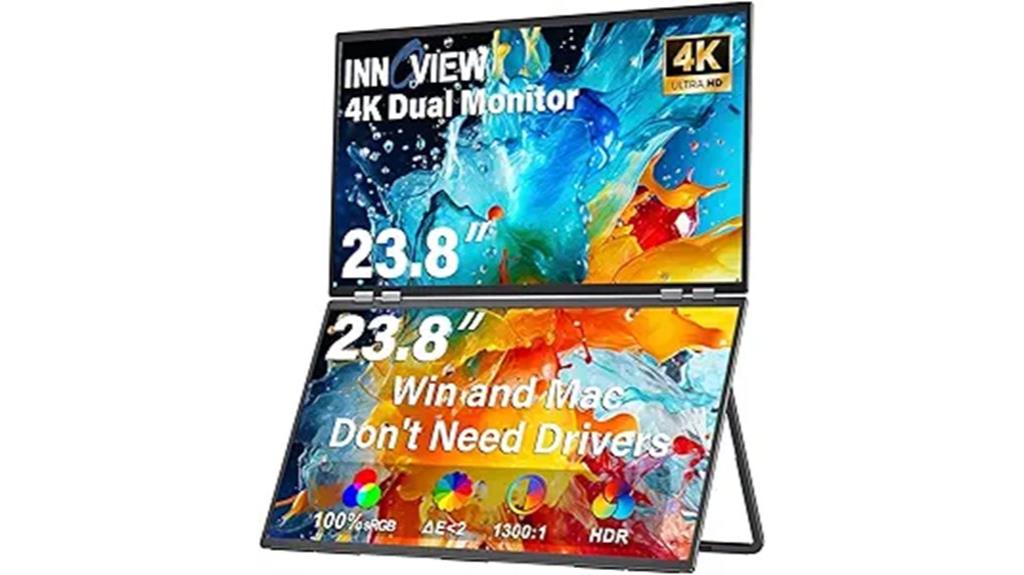 dual portable 4k monitor