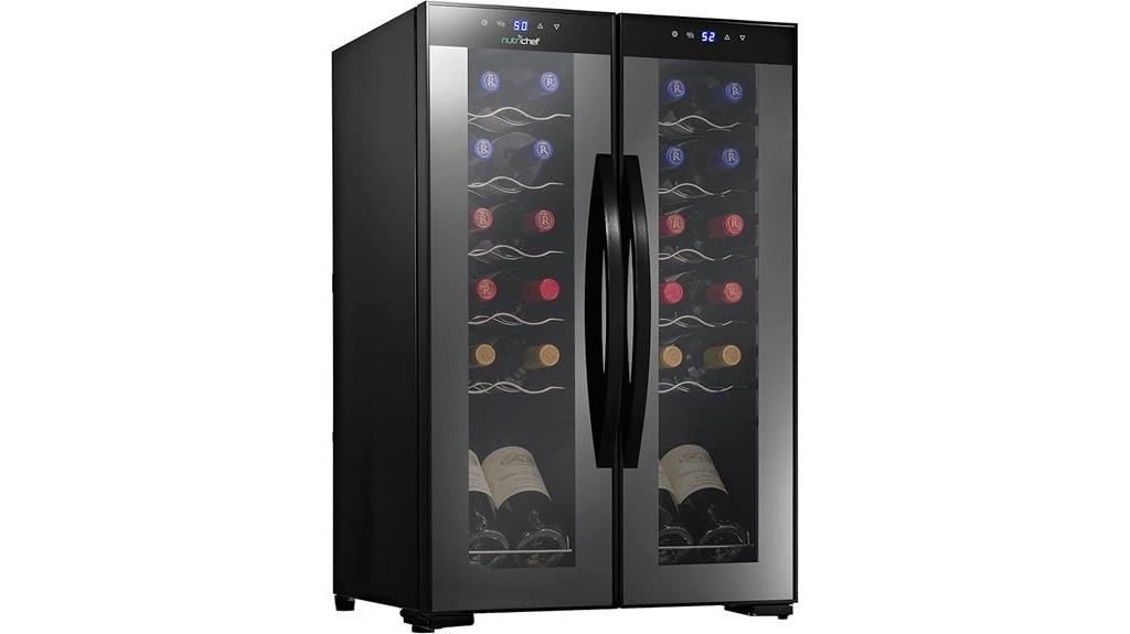 dual zone wine refrigerator