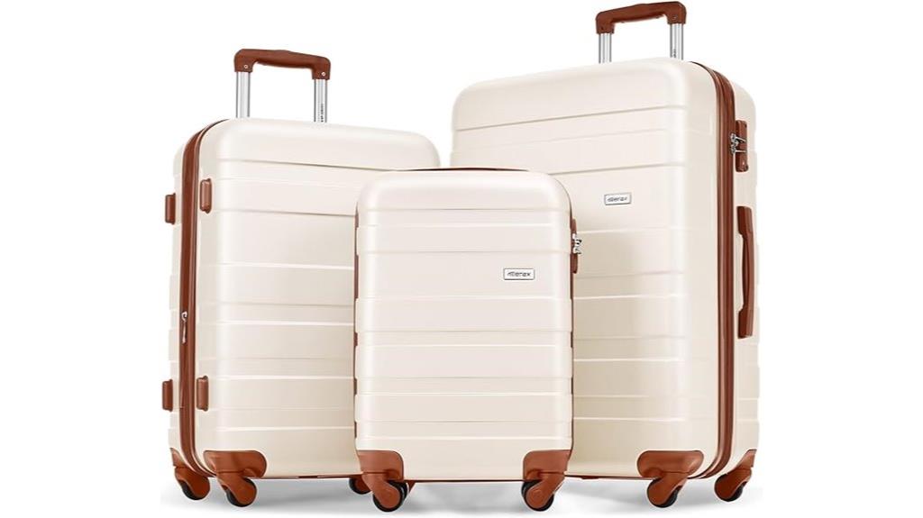 durable abs tsa luggage