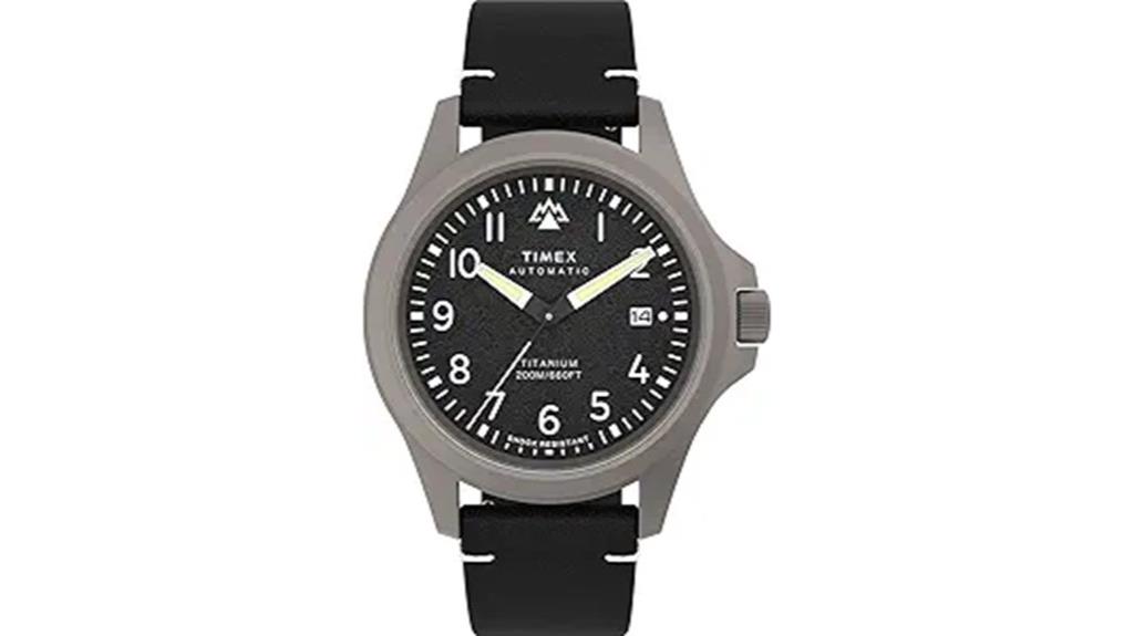 durable titanium expedition watch