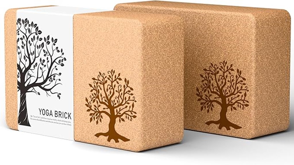 eco friendly cork yoga blocks