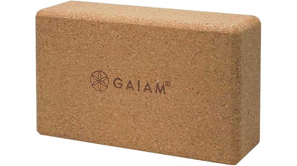 eco friendly cork yoga brick