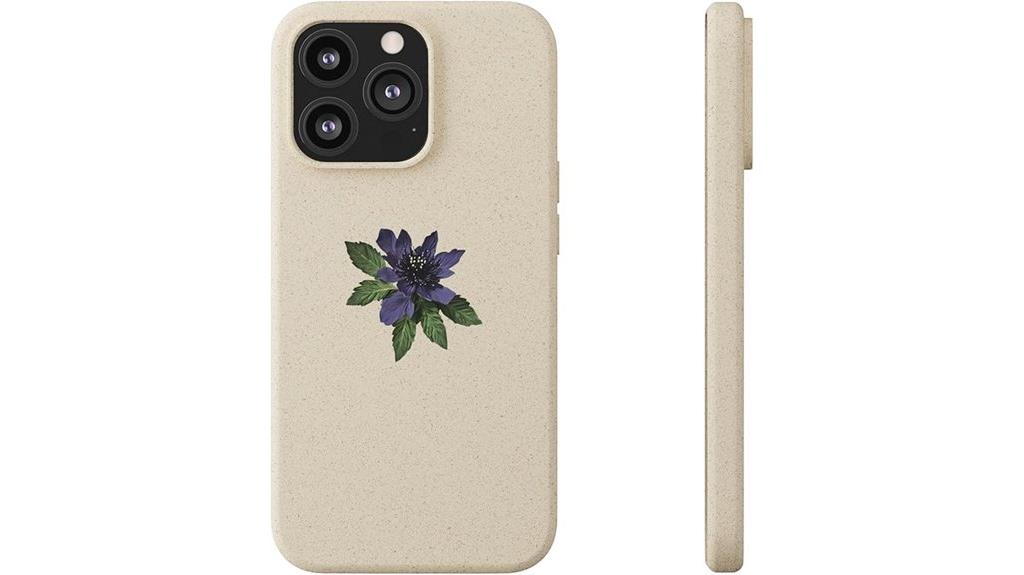 eco friendly floral phone case