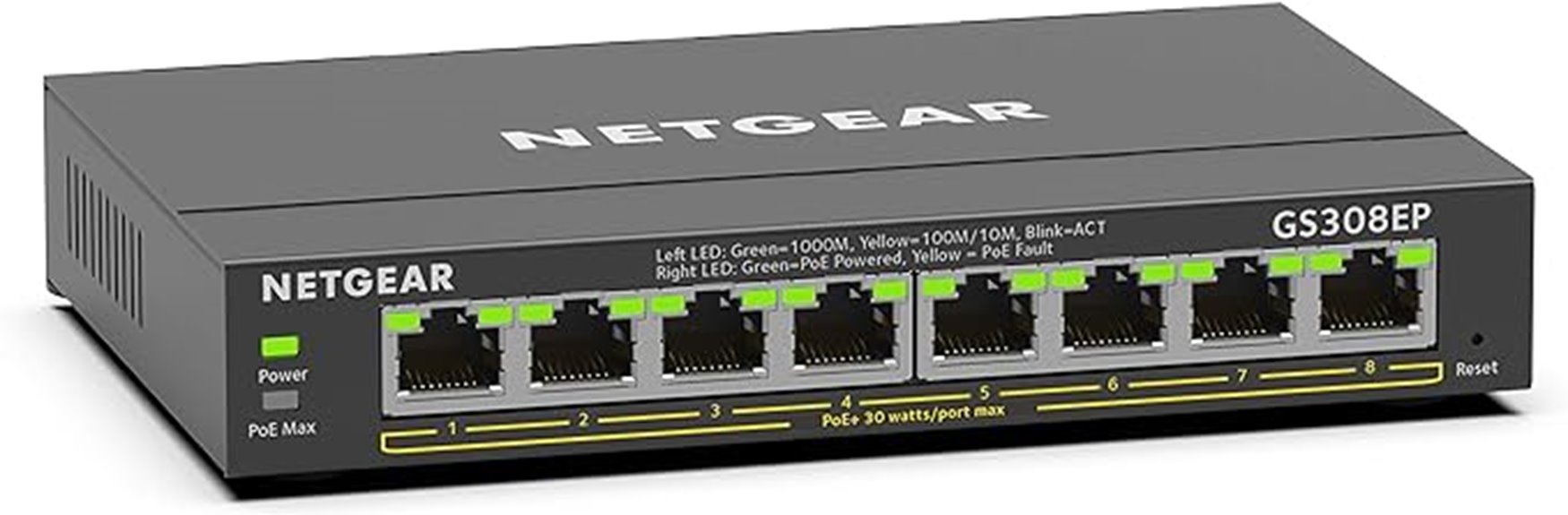 eight port managed switch