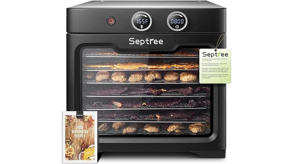 eight tray food dehydrator