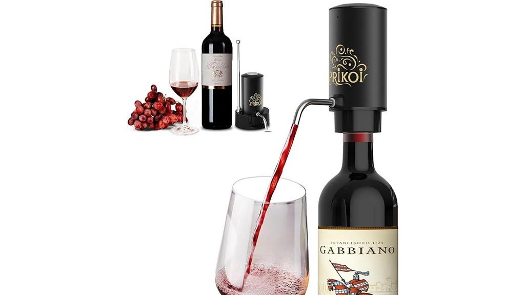 electric wine pouring device