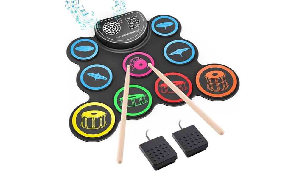 electronic drum with speaker