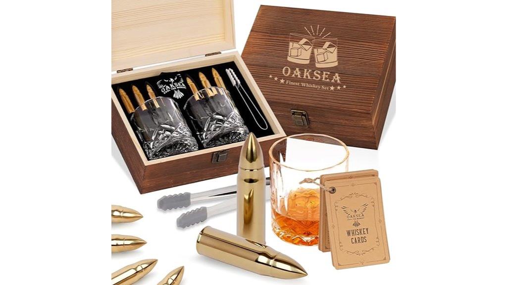 elegant whiskey gift set