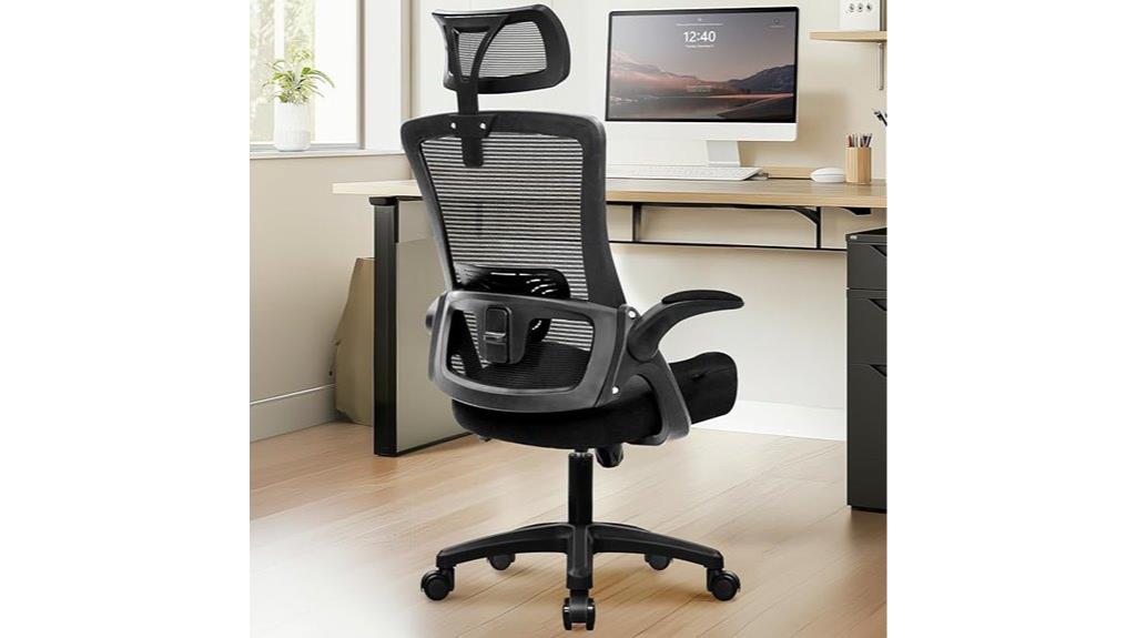 ergonomic desk chair with lumbar