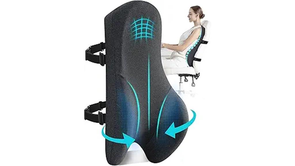 ergonomic office seat support