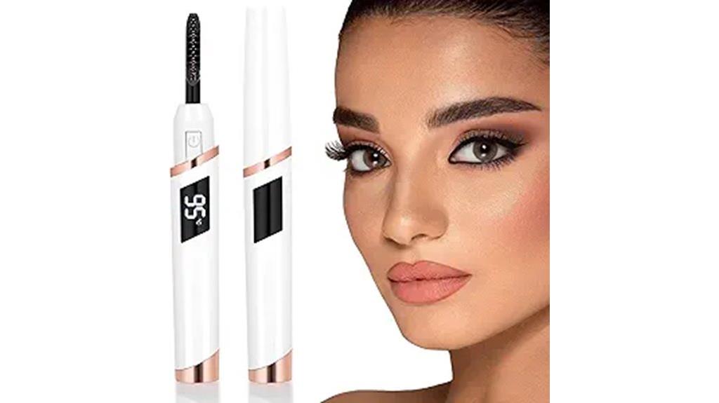 fast rechargeable heated eyelash curler