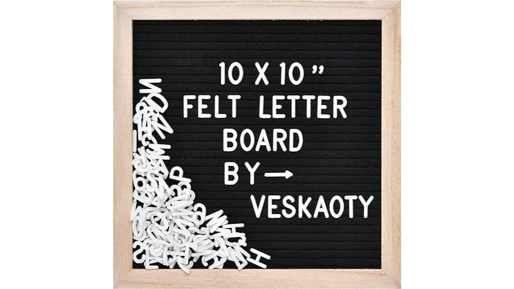 felt letter board set