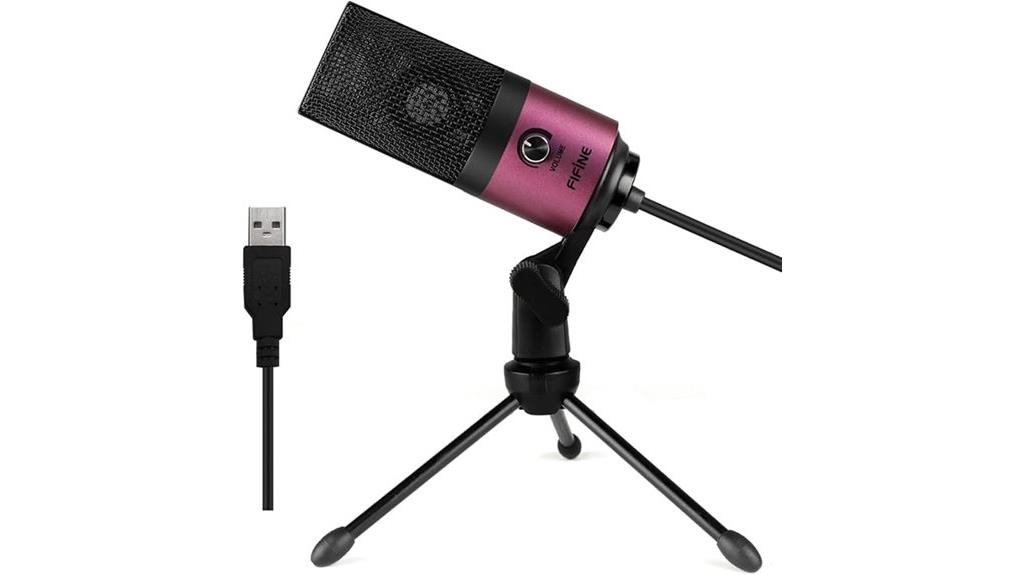 fifine usb podcast microphone