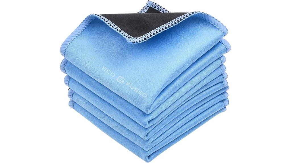 five pack microfiber cloths