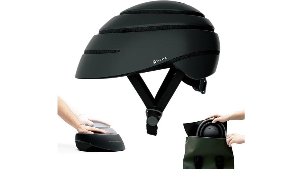 foldable adult bicycle helmet