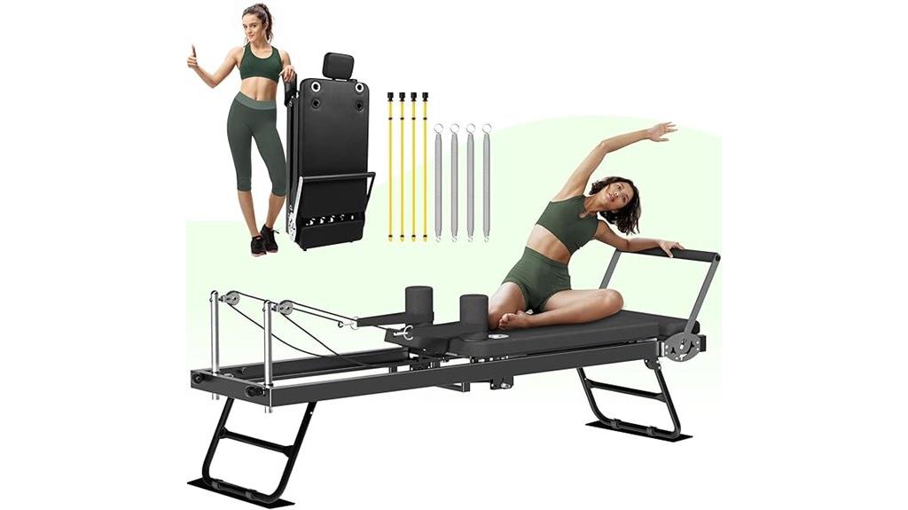foldable home pilates reformer
