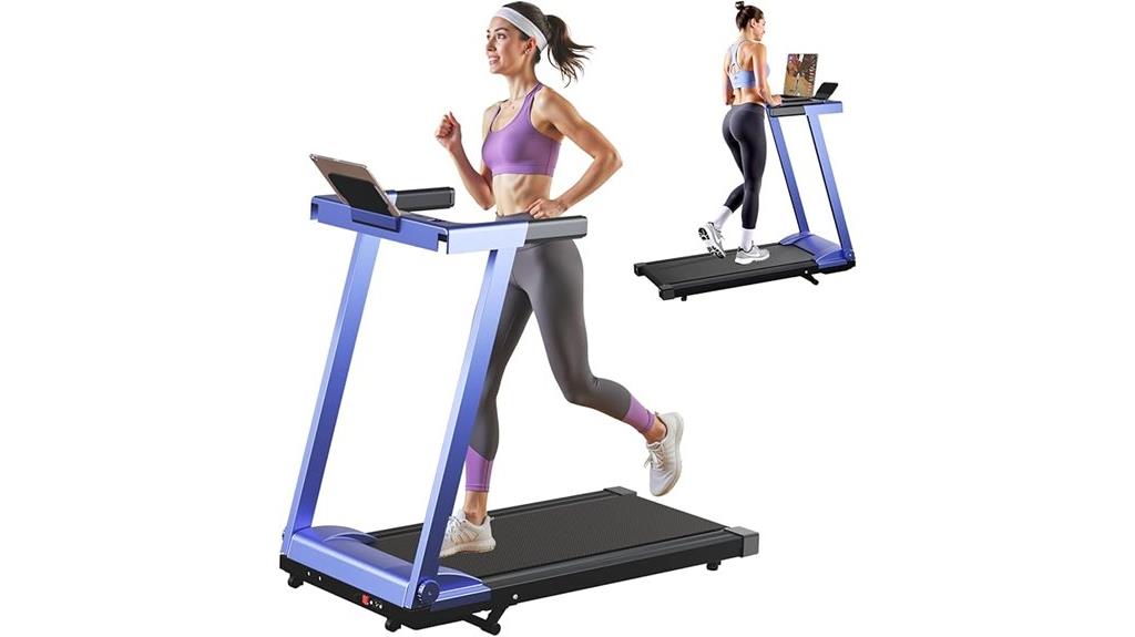 foldable home treadmill with incline