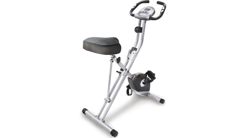 foldable lcd exercise bike
